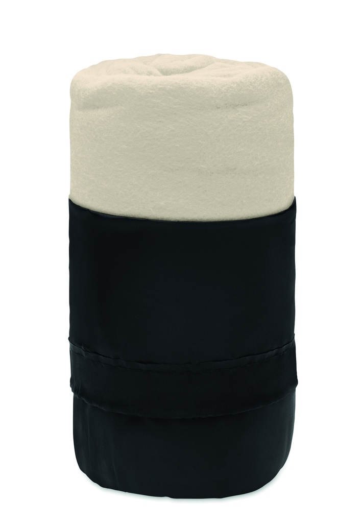 Koc polarowy RPET - Bezowy