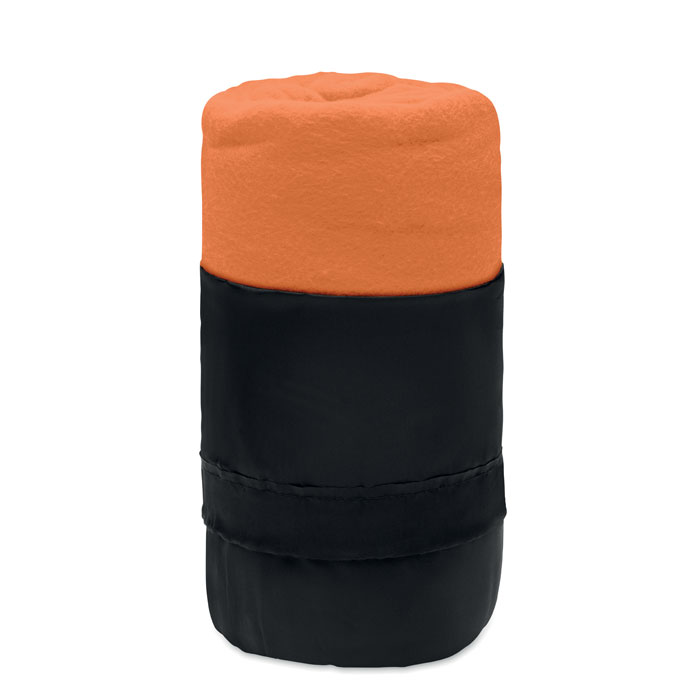 Koc polarowy RPET MO9935-10 - Pomaranczowy