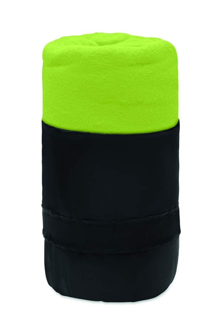 Koc polarowy RPET MO9935-48 - Limonka