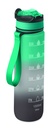Sportowa butelka RPET 1L MO2489-81 - Czarny/Granatowy