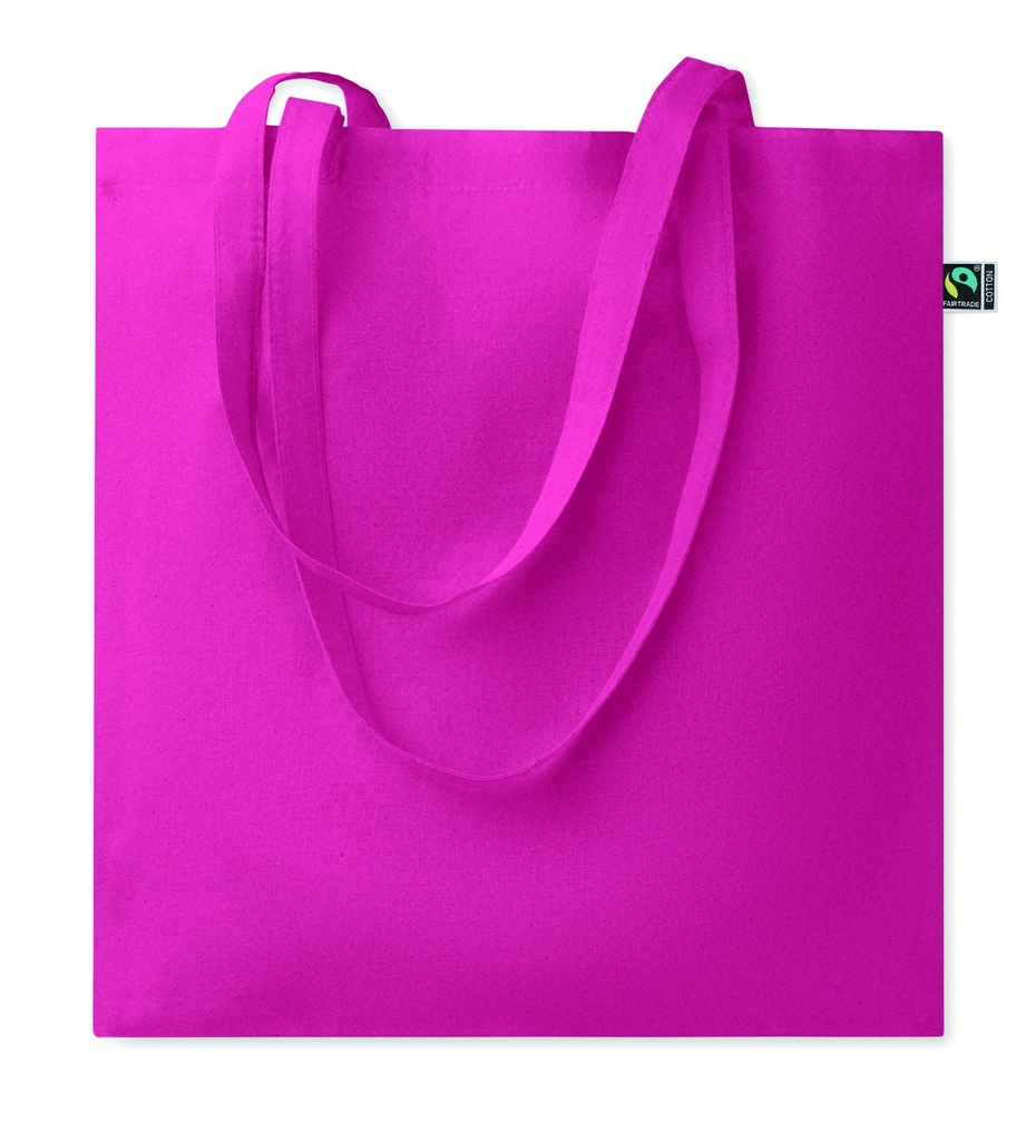 Torba na zakupy Fairtrade 180gr MO2589-38 - Fuksja