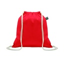 Worek ze sznurkiem Fairtrade 18 MO2591-05 - Czerwony
