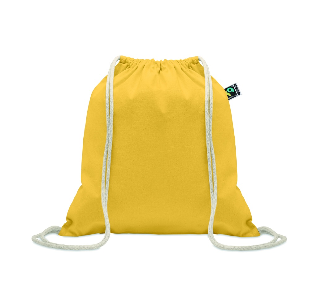 Worek ze sznurkiem Fairtrade 18 - Zólty