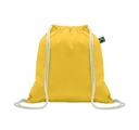 Worek ze sznurkiem Fairtrade 18 - Zólty