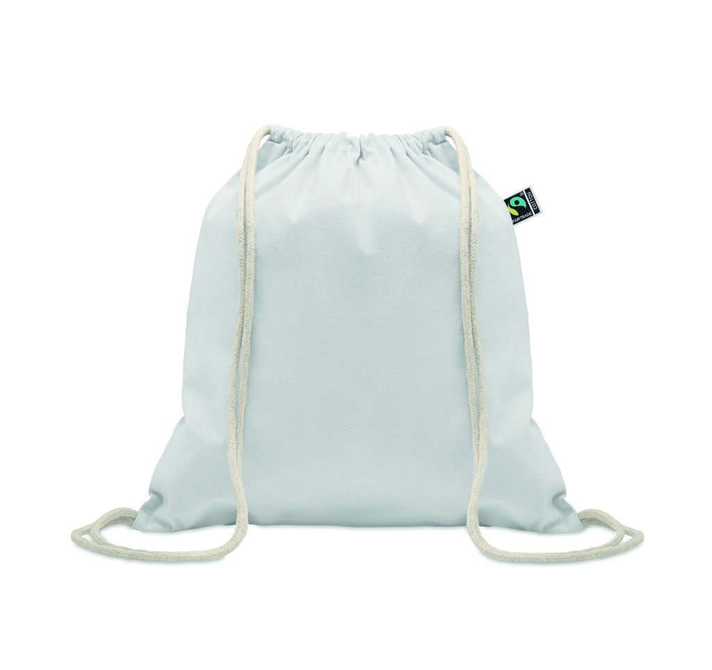 Worek ze sznurkiem Fairtrade 18 MO2591-06 - Bialy