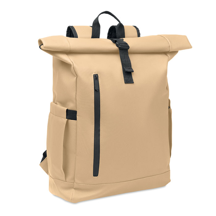 Plecak na laptopa Rolltop 600D MO2643-39 - Khaki