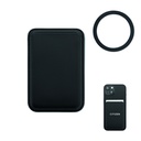 Magnetyczne etui na kartę - Czarny