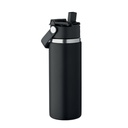 Butelka dwuscienna 500 ml MO2775-03 - Czarny