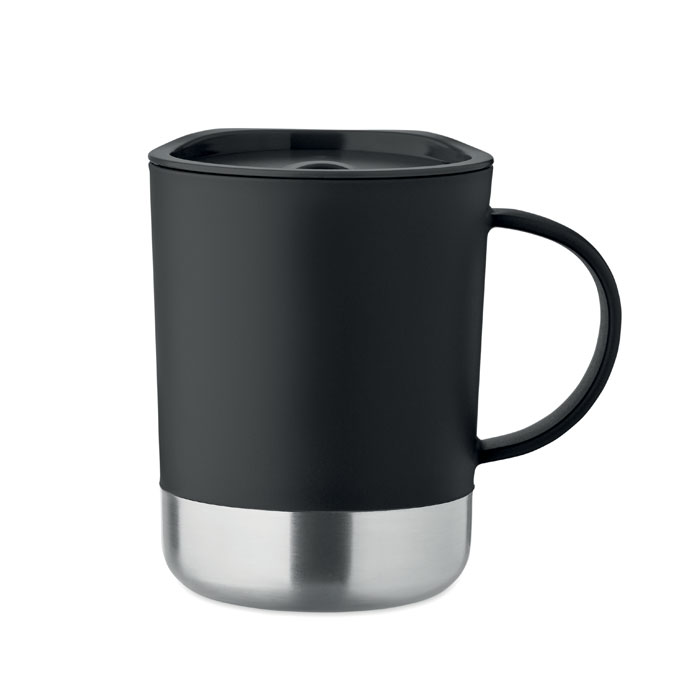 Kubek z 1 scianka 300 ml MO2772-03 - Czarny
