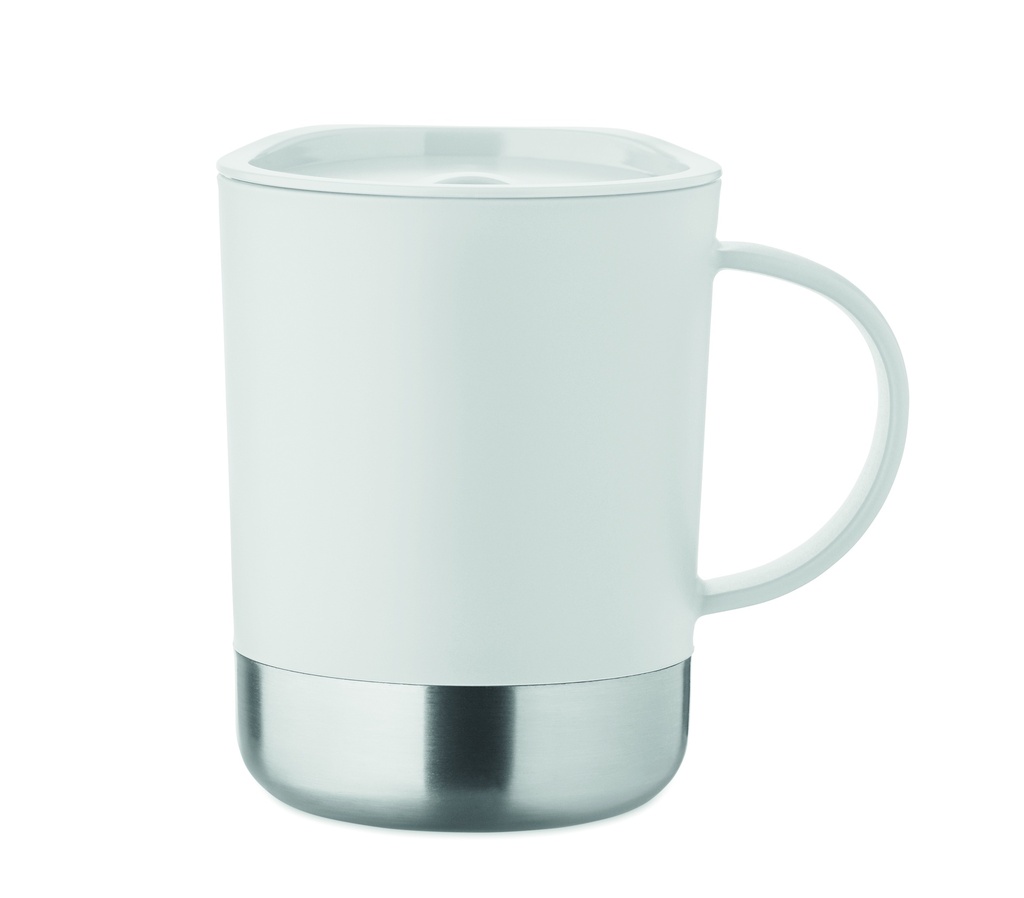 Kubek z 1 scianka 300 ml MO2772-06 - Bialy