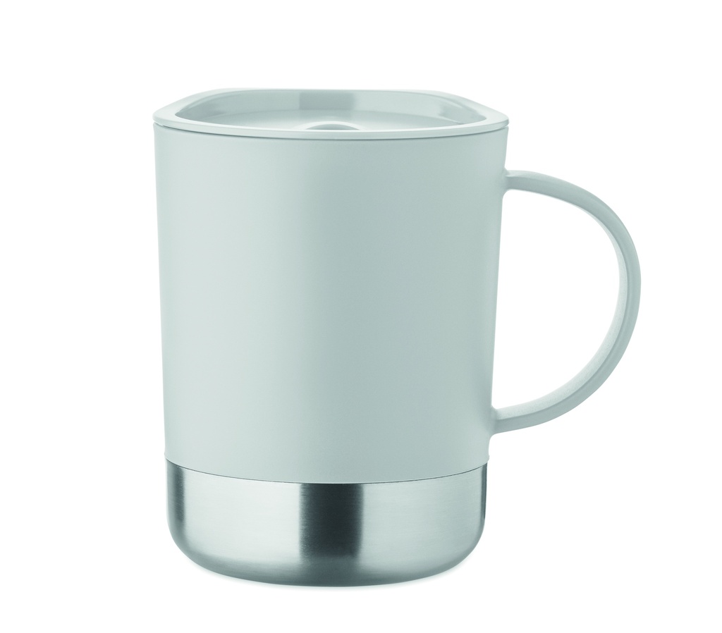 Kubek z 1 scianka 300 ml MO2772-07 - Szary