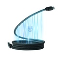 Pleciony kabel magnetycznyRPET MO2778-03 - Czarny