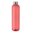 Butelka RPET 1000 ml MO2781-25 - Przezroczysty Czerwony