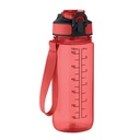 Butelka sportowa 700 ml MO2792-25 - Przezroczysty Czerwony