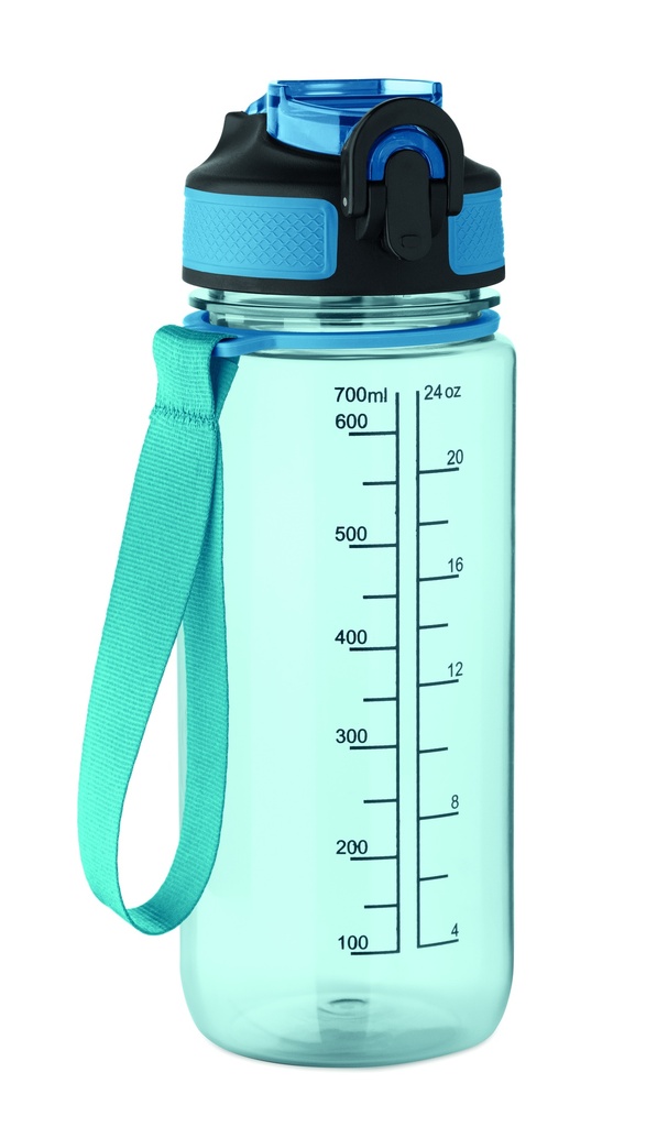 Butelka sportowa 700 ml MO2792-52 - Przezroczysty Blekitny