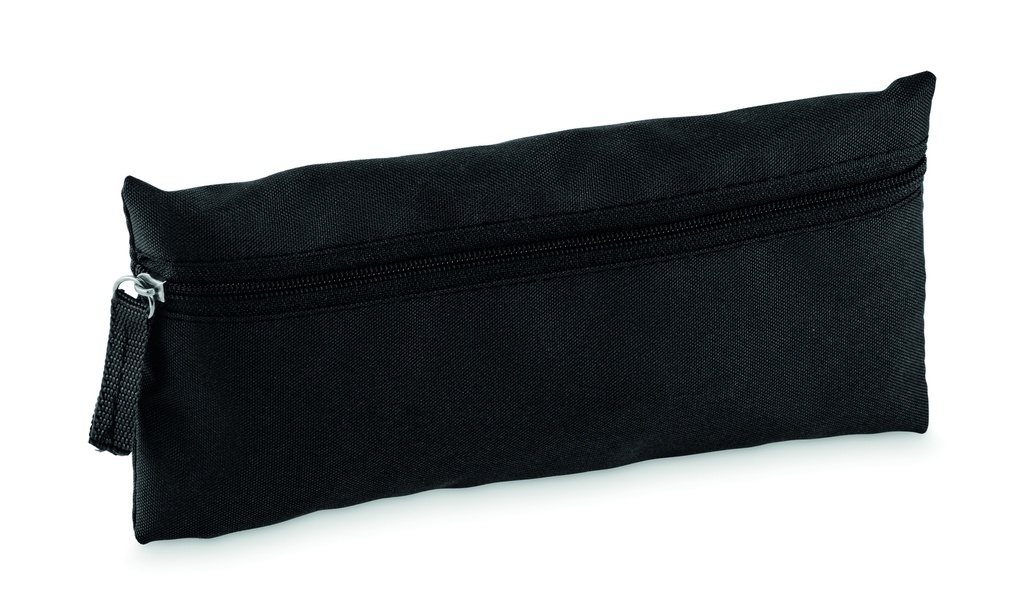 Piórnik na zamek błyskawiczny - Czarny