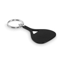 Aluminiowy brelok do kluczy MO2794-03 - Czarny