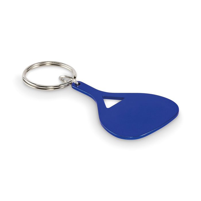 Aluminiowy brelok do kluczy MO2794-04 - Niebieski
