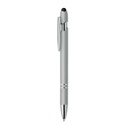 Dlugopis z rysikiem aluminium MO2798-14 - Srebrny
