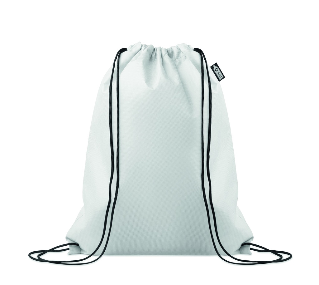 Worek ze sznurkiem z RPET - Bialy