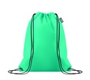 Worek ze sznurkiem z RPET MO2809-12 - Turkusowy