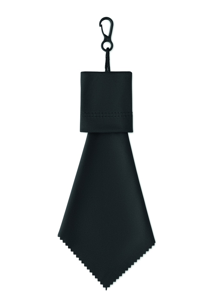 Ściereczka czyszcząca RPET - Czarny