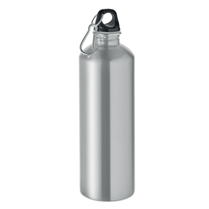 Butelka z 1 scianka 1000 ml MO2829-16 - Srebrny Mat