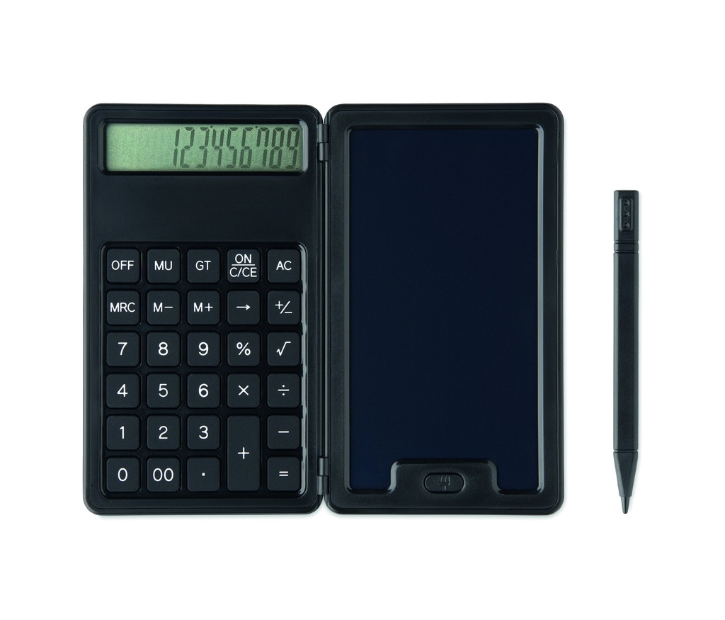 Kalkulator z tabletem LCD MO2845-03 - Czarny