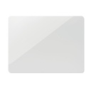 Prostokatny magnes z PVC MO2847-06 - Bialy