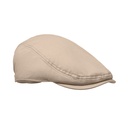 Plaska czapka newsboy 235gr/m² MO2850-13 - Bezowy