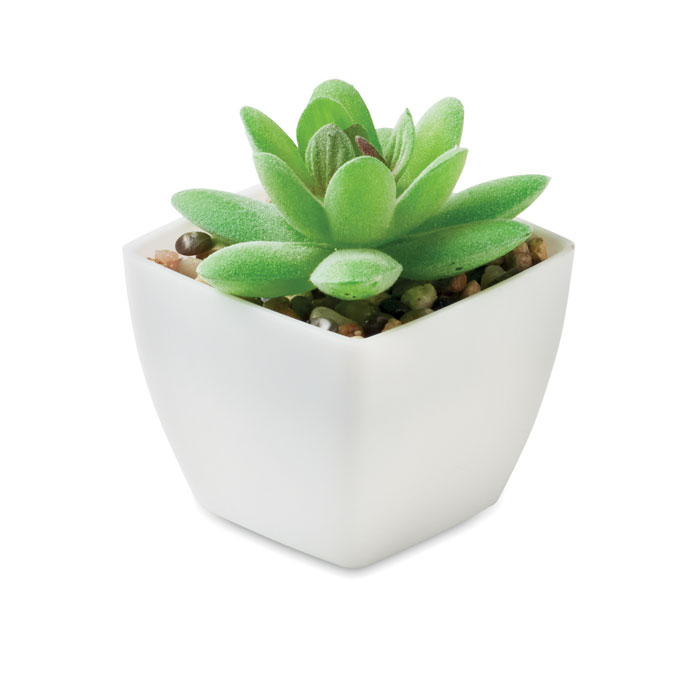 Mini sztuczna roslina MO2854-06 - Bialy