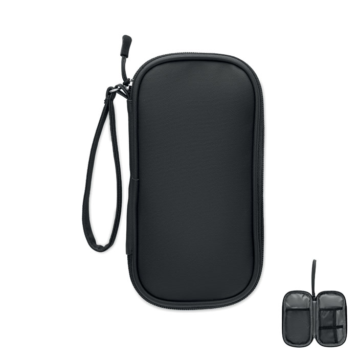 Etui na akcesoria 600D RPET MO2859-03 - Czarny