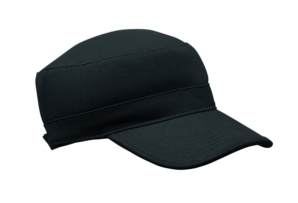 Czapka wojskowa 260 gr/m² MO2867-03 - Czarny