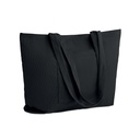 Sztruksowa duża torba - Czarny