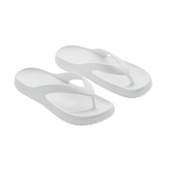 Klapki. Rozmiar 36/37 MO2892-06 - Bialy