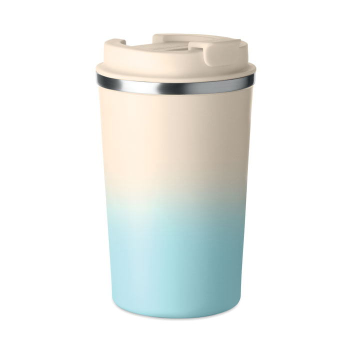 Kubek dwuscienny 350 ml MO2885-66 - Baby Blue
