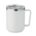 Kubek z 2 sciankami 400 ml MO2900-06 - Bialy