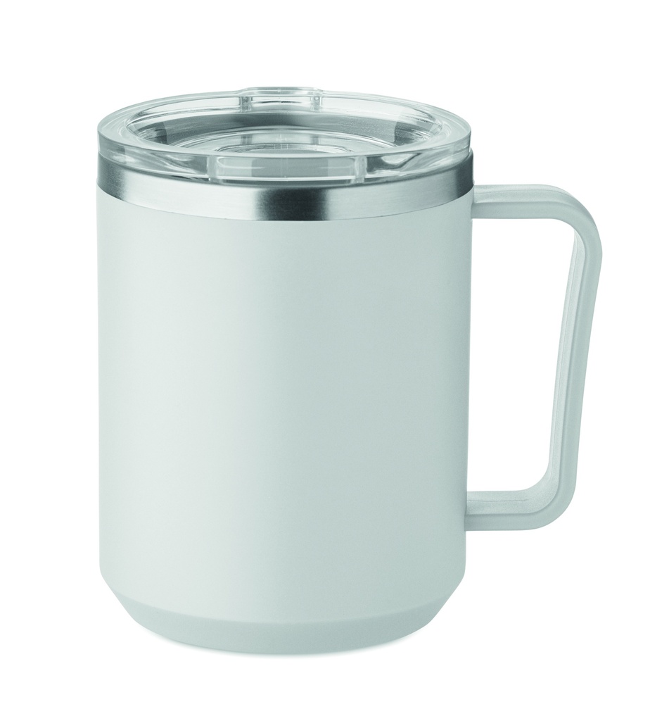 Kubek z 2 sciankami 400 ml MO2900-07 - Szary