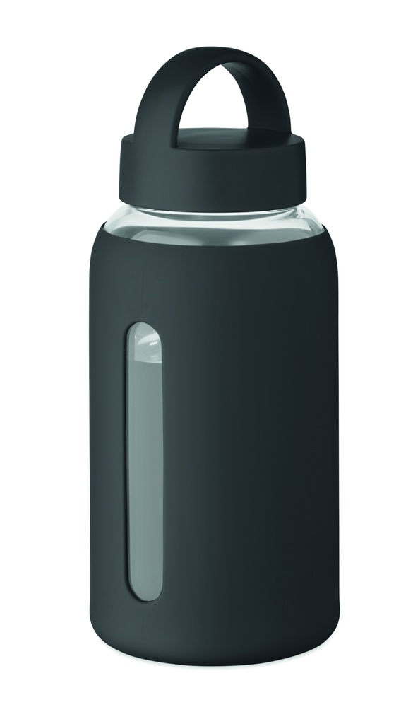 Butelka szkło borokrzemowe - Czarny