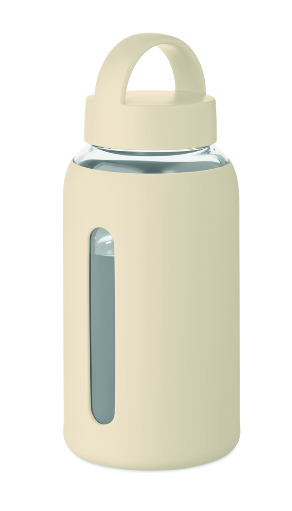 Butelka szkło borokrzemowe - Bezowy