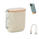 Zestaw kabli w etui MO2921-13 - Bezowy