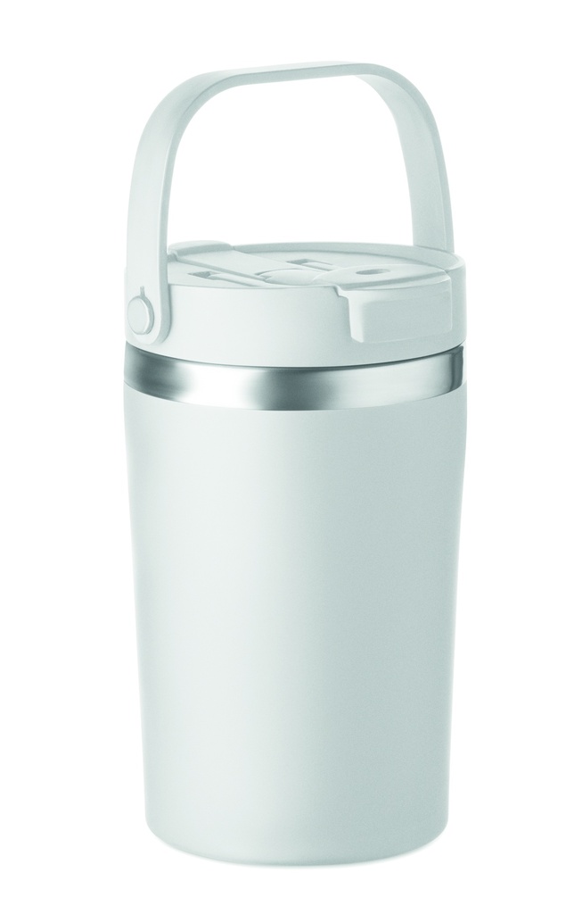 Kubek dwuscienny 350 ml MO2922-06 - Bialy