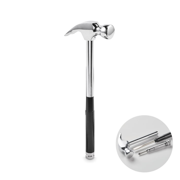 Mlotek ze stali weglowej MO2936-14 - Srebrny