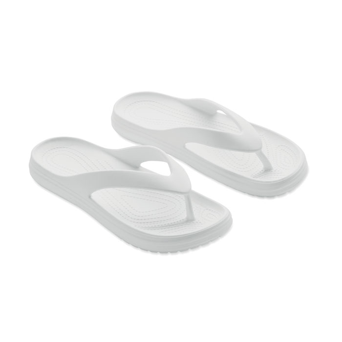 Klapki. Rozmiar 42/43 MO2939-06 - Bialy