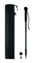 Teleskopowy kij do chodzenia - Czarny