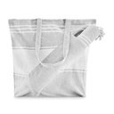 Torba plażowa i ręcznik hammam MO2954-07 - Szary