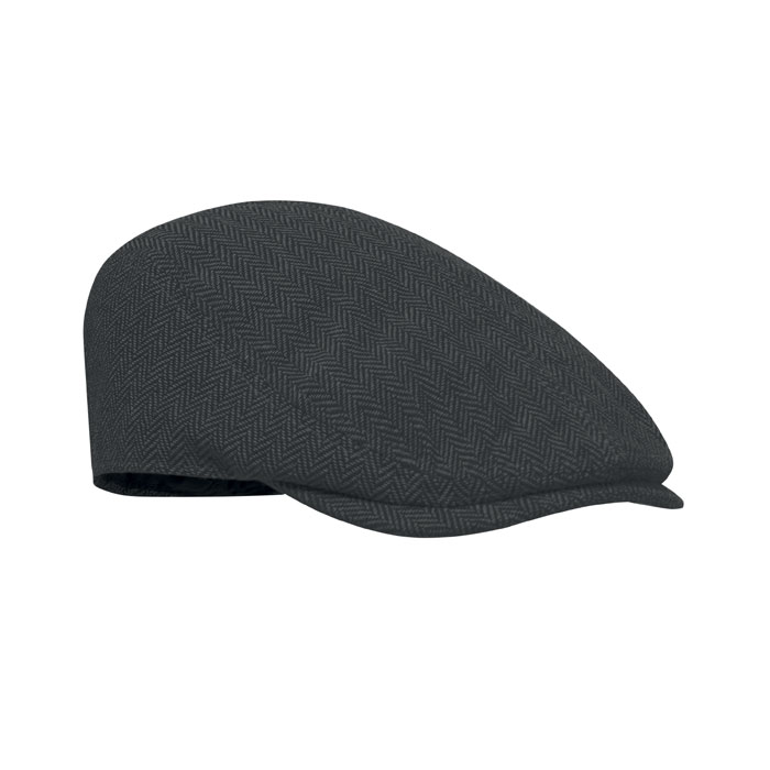 Czapka newsboy 335 gr/m² MO2966-03 - Czarny