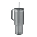 Kubek z RPET 1200ml MO2964-27 - Przezroczysty Szary