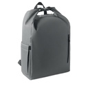 Plecak na laptopa 15'' rolltop MO2969-15 - Kamienny Szary
