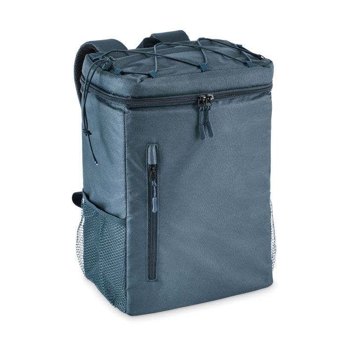 Plecak termiczny z 600D RPET MO2971-04 - Niebieski